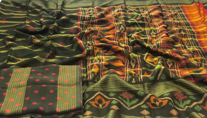 Rajyog New Trisha Linen Latest Fancy Ethnic Wear Printed Saree Collection